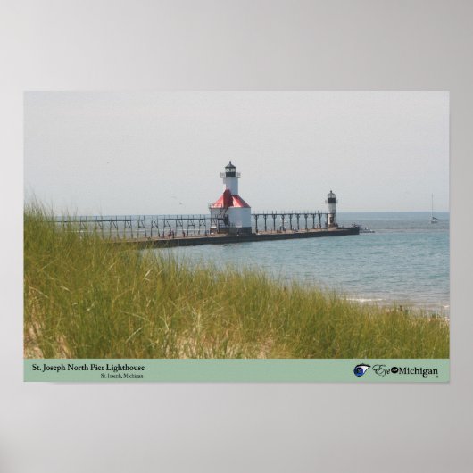 St. Joseph Lighthouse - Michigan Poster (Voorkant)