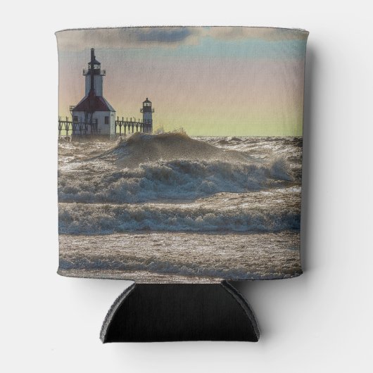 St Joseph Lighthouse Painterly Blikjeskoeler (Voorkant)