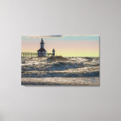 St Joseph Lighthouse Painterly Canvas Afdruk (Voorkant)