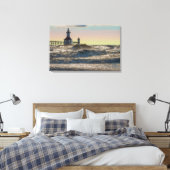 St Joseph Lighthouse Painterly Canvas Afdruk (Insitu (Slaapkamer))