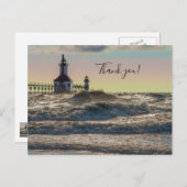 St Joseph Lighthouse Painterly Dank u Briefkaart (Voorkant / Achterkant)