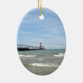 St. Joseph Michigan Lighthouse Ornament (Achterkant)