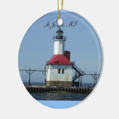 St. Joseph Michigan Lightihouse Ornament (Links)
