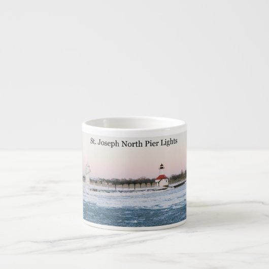 St. Joseph North Pierhead Lights espresso mug (Devant)