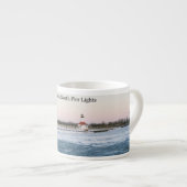 St. Joseph North Pierhead Lights espresso mug (Devant droit)
