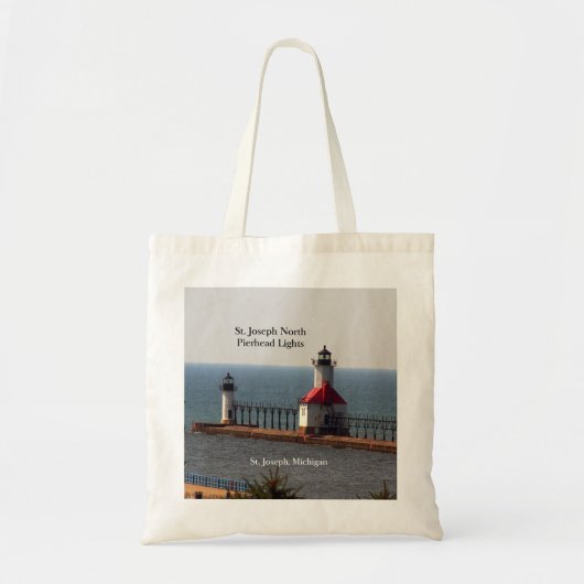 St. Joseph North Pierhead Lights tote bag (Devant)