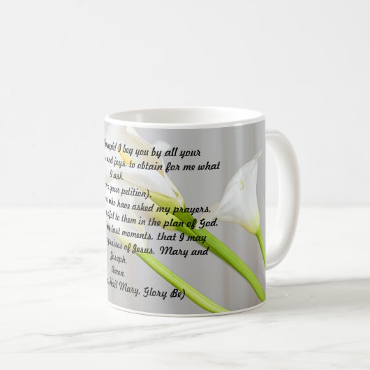St. Joseph Novena Mug (Devant droit)