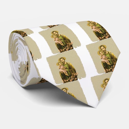 St Joseph Novena Stropdas (Opgerold)