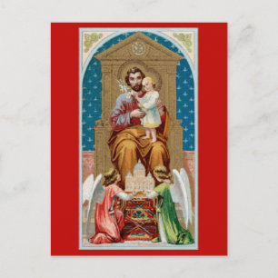 St. Joseph, Peuter CC, Engelen met Vaticaans Model Briefkaart