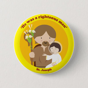 St. Joseph Ronde Button 5,7 Cm