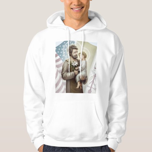 St. Joseph the Protector Hoodie (Voorkant)