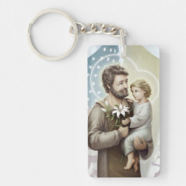 St. Joseph the Protector Sleutelhanger