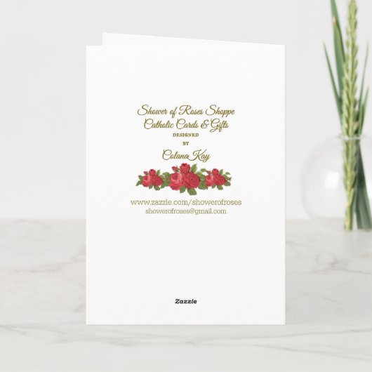 St. Joseph VADERDAG Angels Gereedschap Kaart (Achterkant)