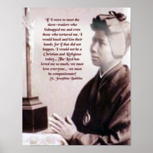 St Josephine Bakhita Poster (Voorkant)
