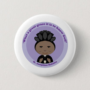 St. Josephine Bakhita Ronde Button 5,7 Cm