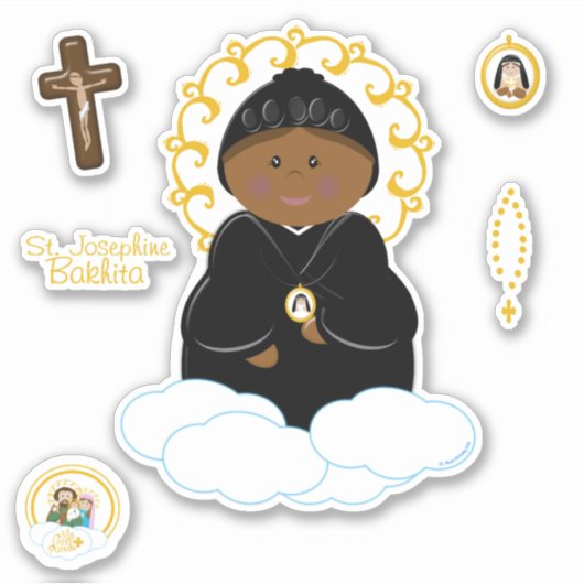 St. Josephine Bakhita Sticker (Voorkant)