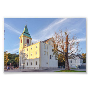 St. Joseph's Church, Kahlenberg, Oostenrijk Foto Afdruk