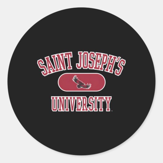 St Joseph's Hawks Varsity Ronde Sticker (Voorkant)