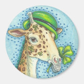 ST. JOUR DE PATRICK MAGNET GIRAFFE IRLANDAIS (Devant)