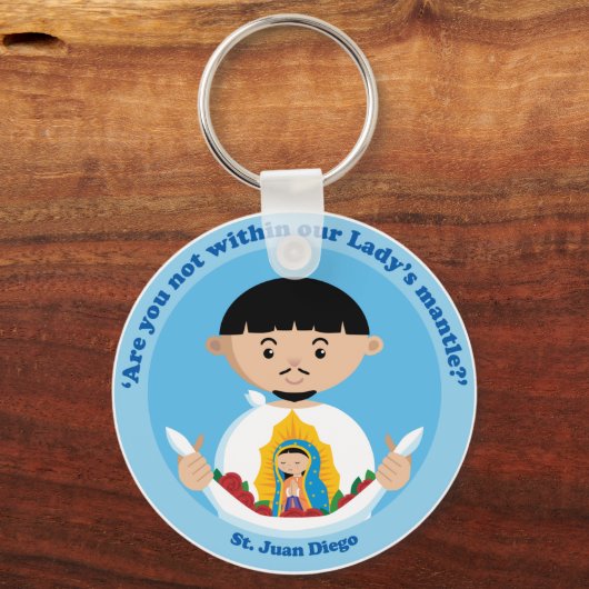 St. Juan Diego Sleutelhanger (Voorkant)