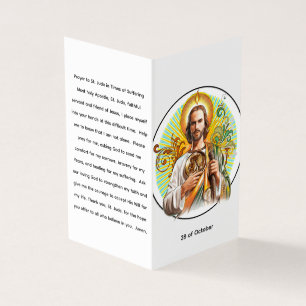 St. Judas Thaddeus Gebedskaart Kaart
