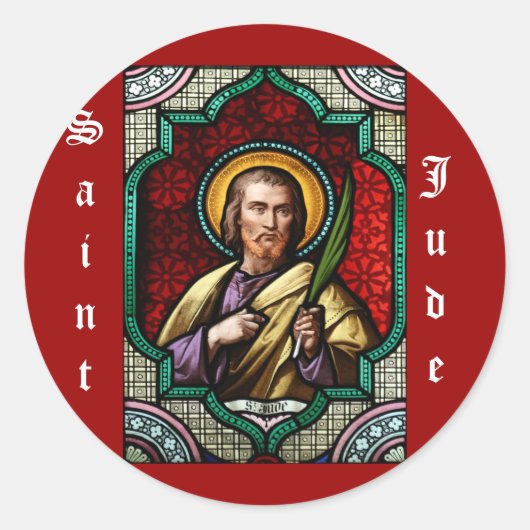 St. Jude 4 Ronde Sticker (Voorkant)