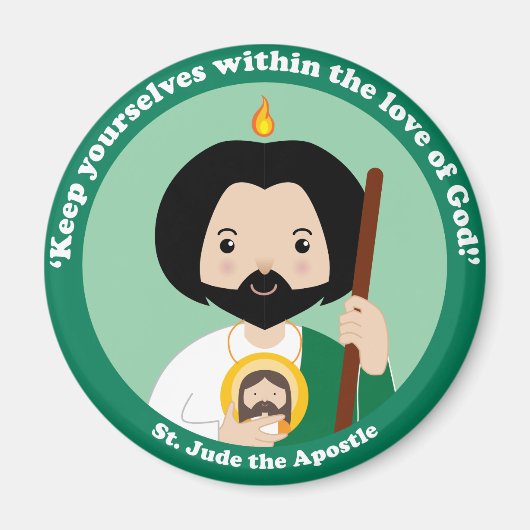 St. Jude de Apostle Magneet (Voorkant)