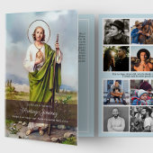 St Jude Spanish Funeral Programs, Folded Program Programma