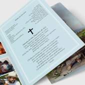 St Jude Spanish Funeral Programs, Folded Program Programma