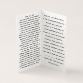 St. Jude Thaddaeus Prayer Card (Inside)