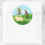 St. Jude Thaddeus & Paniekzaaide Duffer Ronde Sticker (Tas)