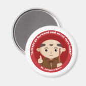 St. Junipero Serra Magneet (Voorkant / Achterkant)