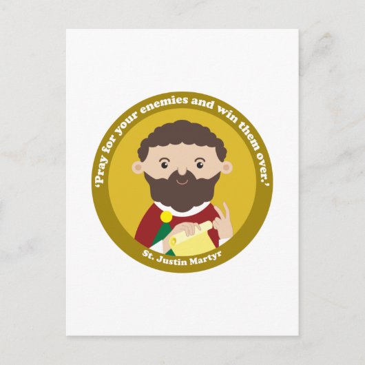 St. Justin Martyr Briefkaart (Voorkant)