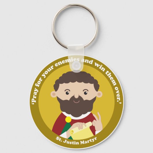 St. Justin Martyr Sleutelhanger (Voorkant)