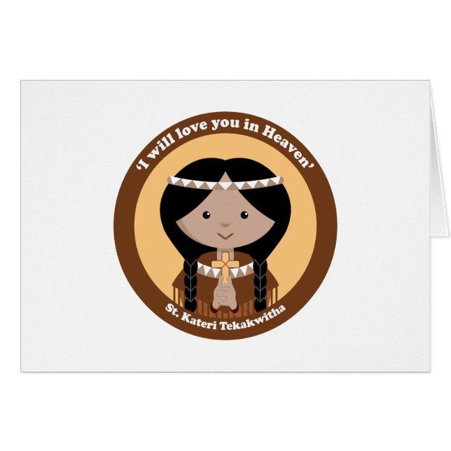 St Kateri Tekakwitha (Devant horizontal)