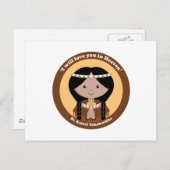 St. Kateri Tekakwitha Briefkaart (Voorkant / Achterkant)