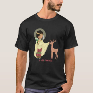 St Kateri Tekakwitha katholieke heilige lelie van T-shirt