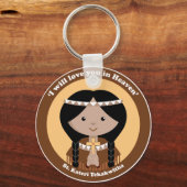St. Kateri Tekakwitha Sleutelhanger (Voorkant)