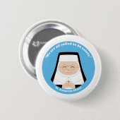 St. Katharine Drexel Ronde Button 5,7 Cm (Voorkant /achterkant)