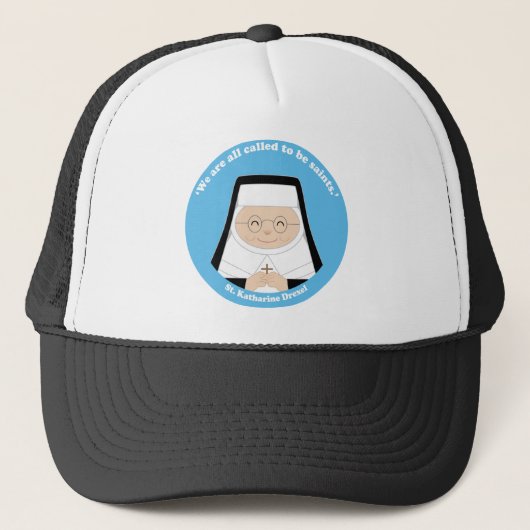 St. Katharine Drexel Trucker Pet (Voorkant)