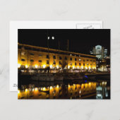 St. Katherines Dock London night Uitzicht Briefkaart (Voorkant / Achterkant)