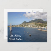 St. Kitts Briefkaart (Voorkant / Achterkant)