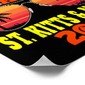 St. Kitts en Nevis Vakantie Gezinsvakantie 2025  Poster (Hoek)