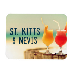 St. Kitts & Nevis cocktails Magneet