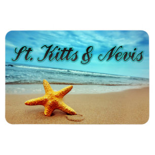 St. Kitts & Nevis zeester Magneet