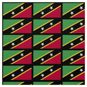 St. Kitts vlag Stof