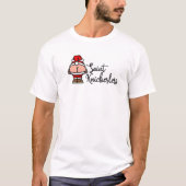 St. Knickerless Funny Mooning Santa Claus Pun Chri T-shirt (Voorkant)