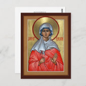 St. Laura Prayer Card Briefkaart (Voorkant / Achterkant)