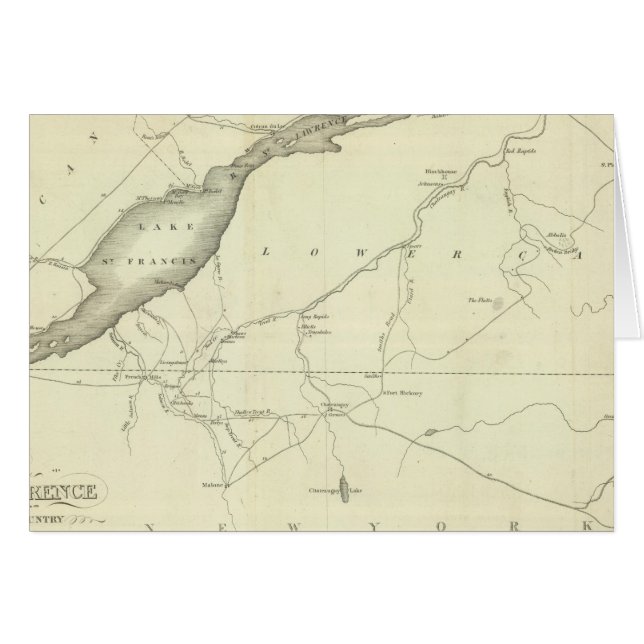 St. Lawrence en het aangrenzende land (Voorkant Horizontaal)
