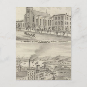 St Lawrence Katholieke Kerk en School Briefkaart